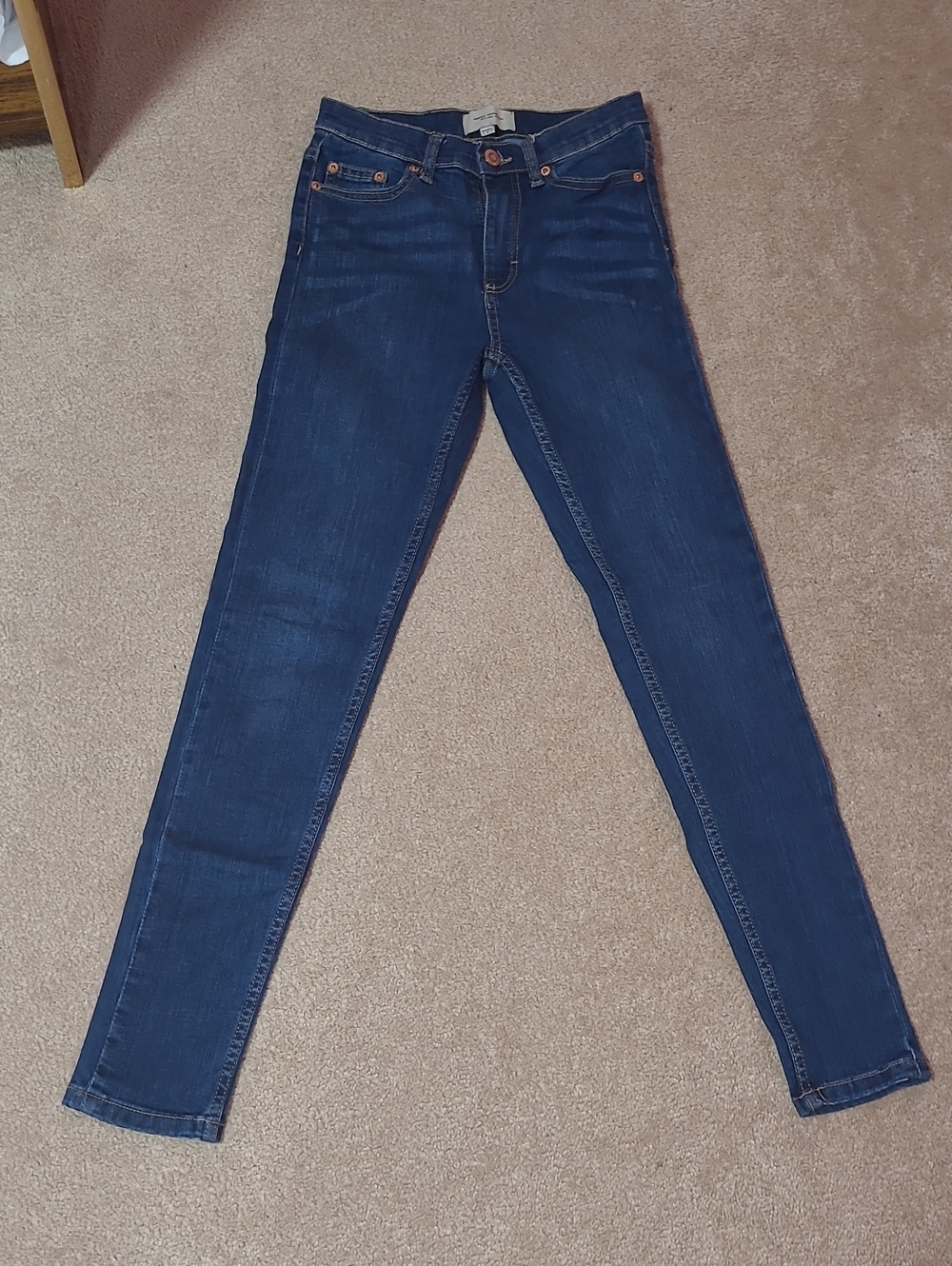 French Connection Women's Deep Blue Skinny Jeans